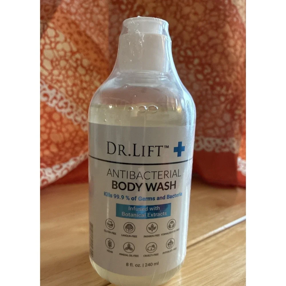 Dr. Lift Antibacterial Body Wash 8 Fl Oz Lot Of 2 Sealed